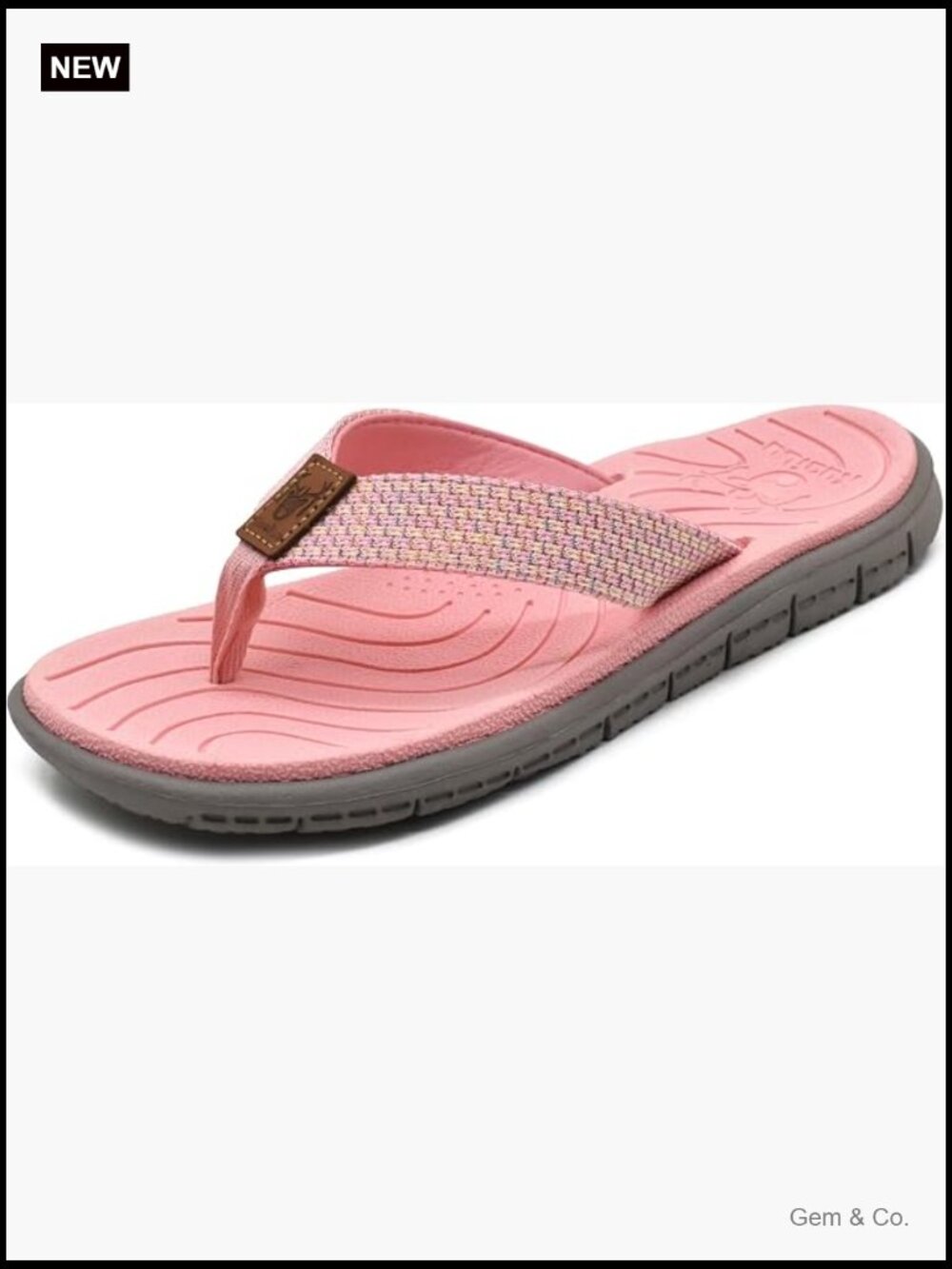 Women's Comfortable Flip Flops Lightweight Cushioned Non-Slip Summer Sandals